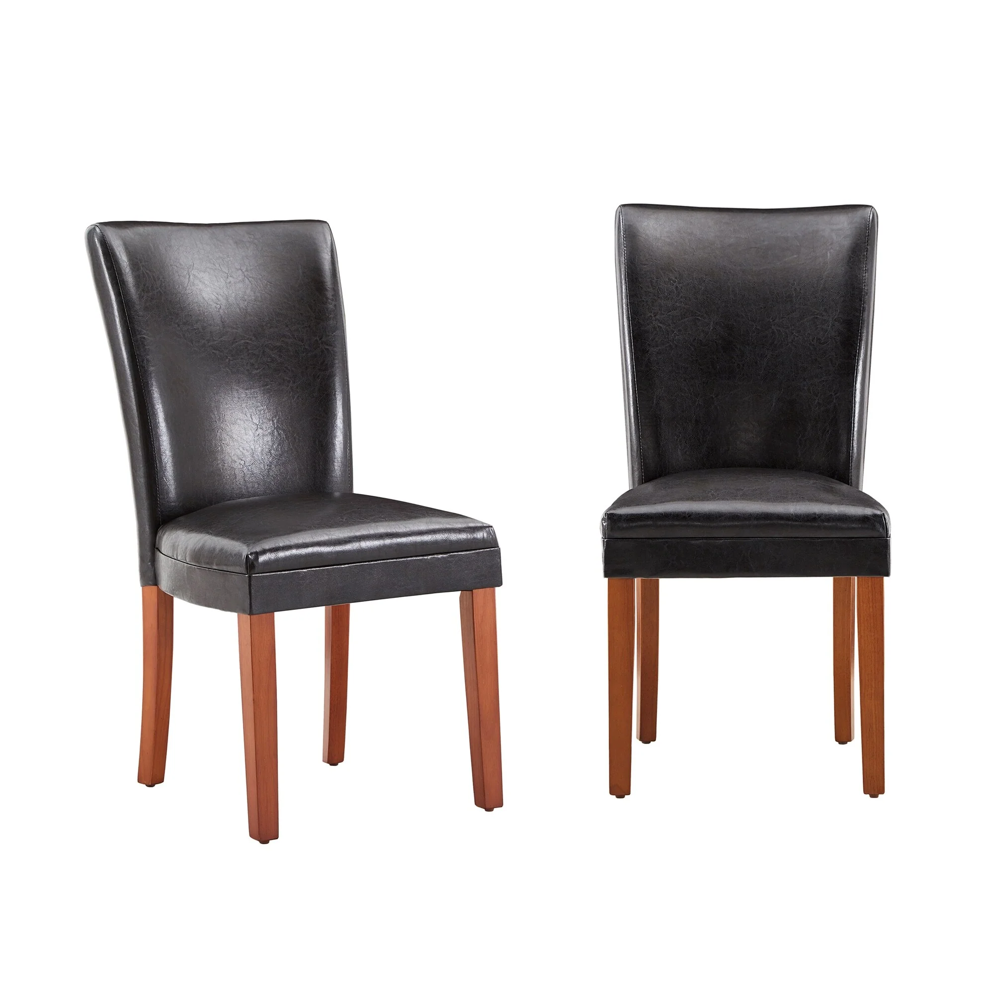 Dinant Faux Leather Parsons Dining Chairs (Set of 2)