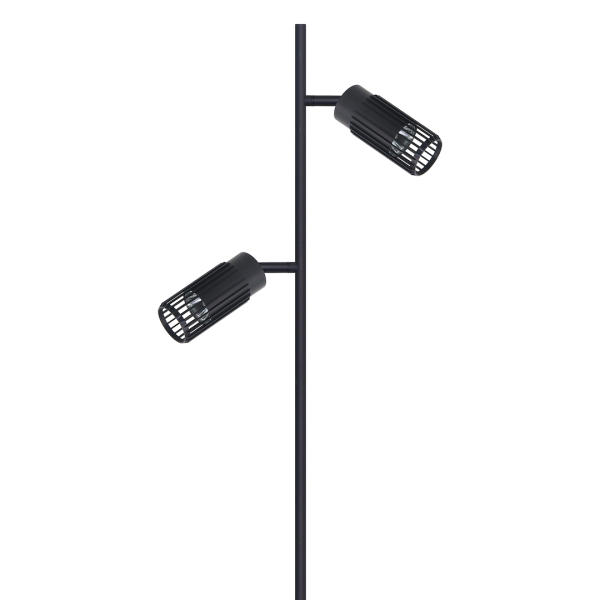 Vertical black lampa podłogowa 1xGU10