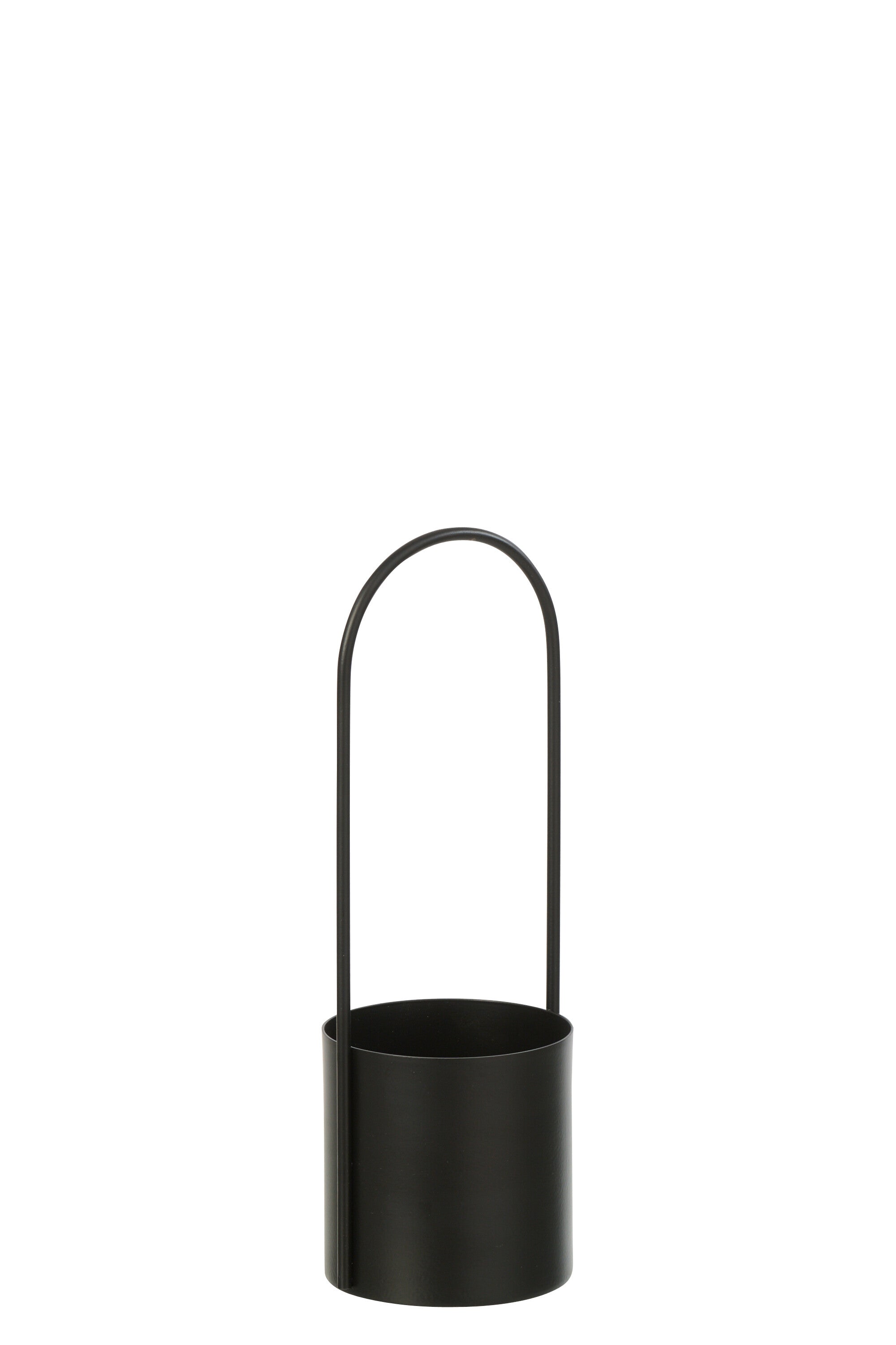 J-Line bloempot - ijzer - zwart - small