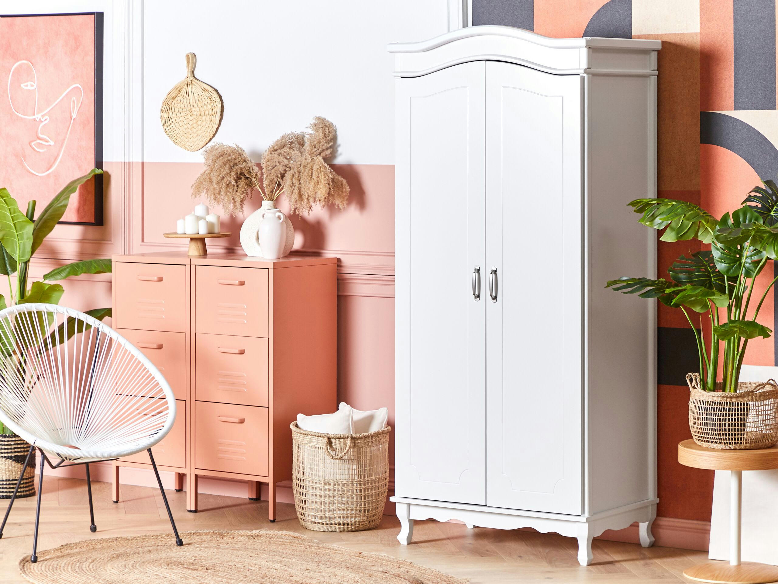 CAMMIN - Armoire à 2 portes blanche