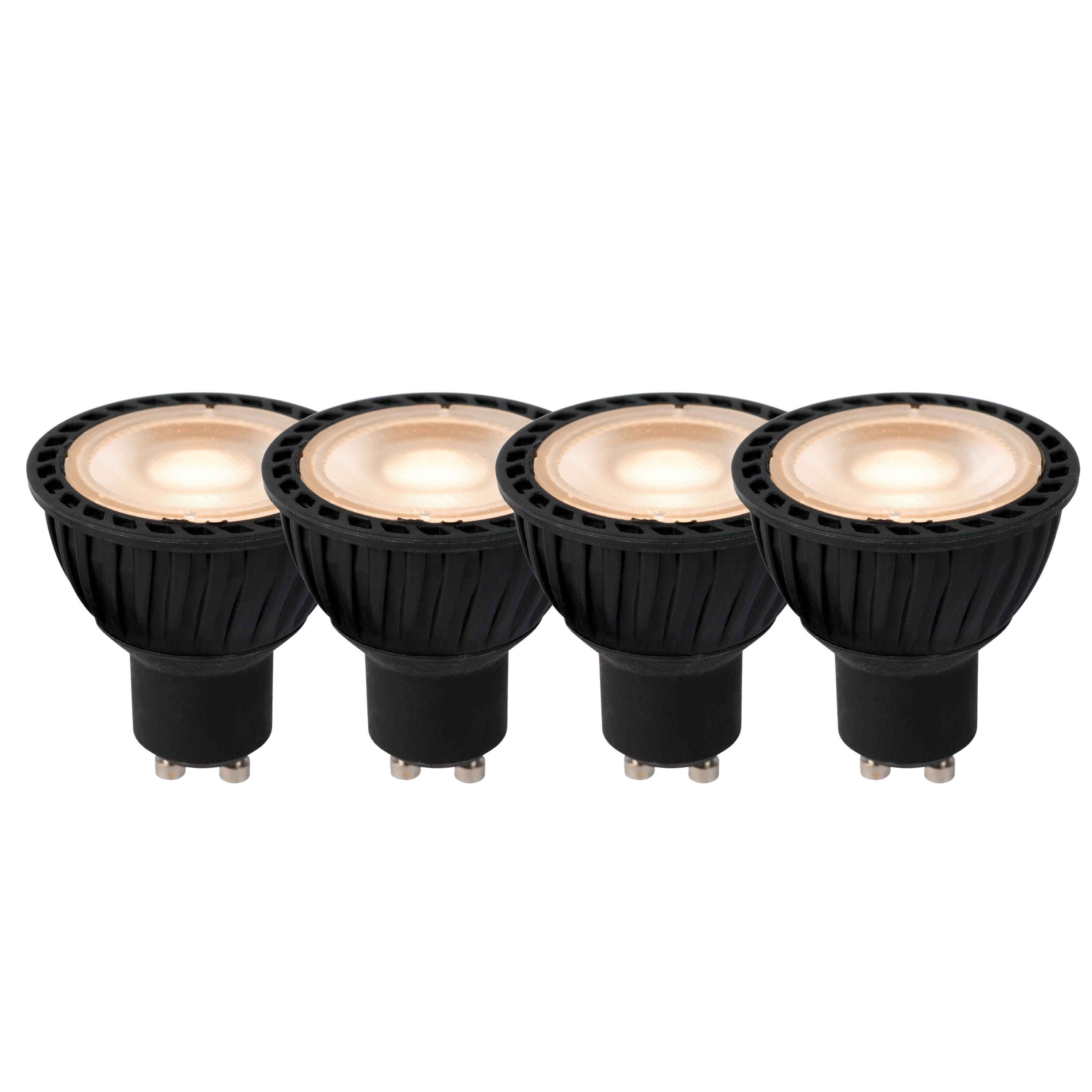 Lucide MR16 Led lamp - Zwart (set van 4)