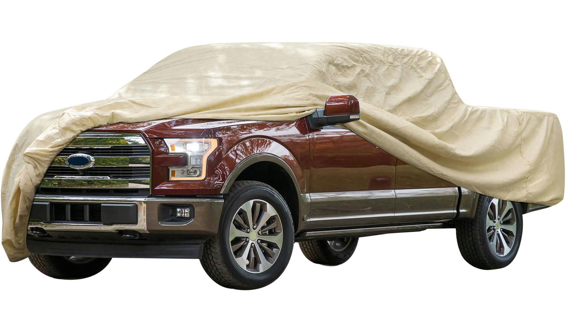 Simoniz 3 Layer Water Resistant Truck Cover w/UV Protection, 153 x 141-cm