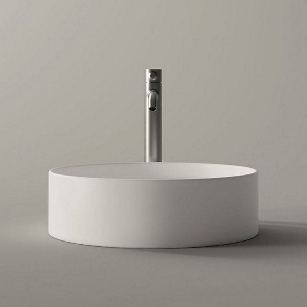 Lavabo, vasque à poser Hide CIRCLE 40cm Vert brillant Sans Bonde Sans Siphon