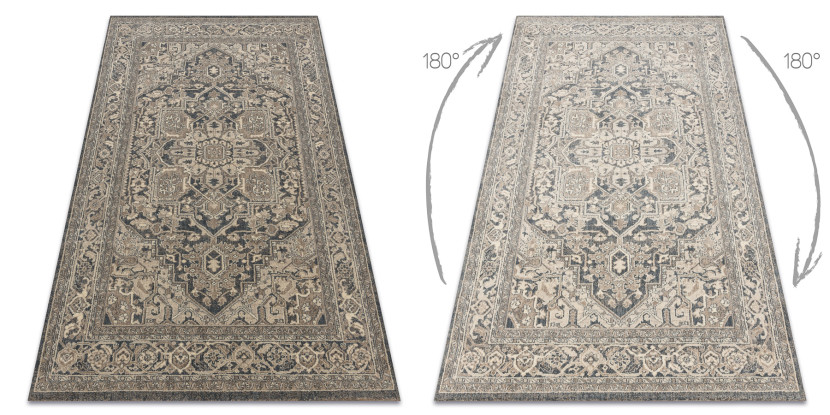 Dywan LEGEND 468 10 GB500 wełniany OSTA - Rozeta, ramka 200x300 cm