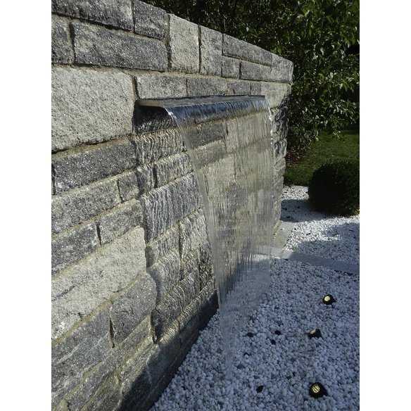 Wasserfall, Edelstahl, Edelstahl, edelstahlfarben