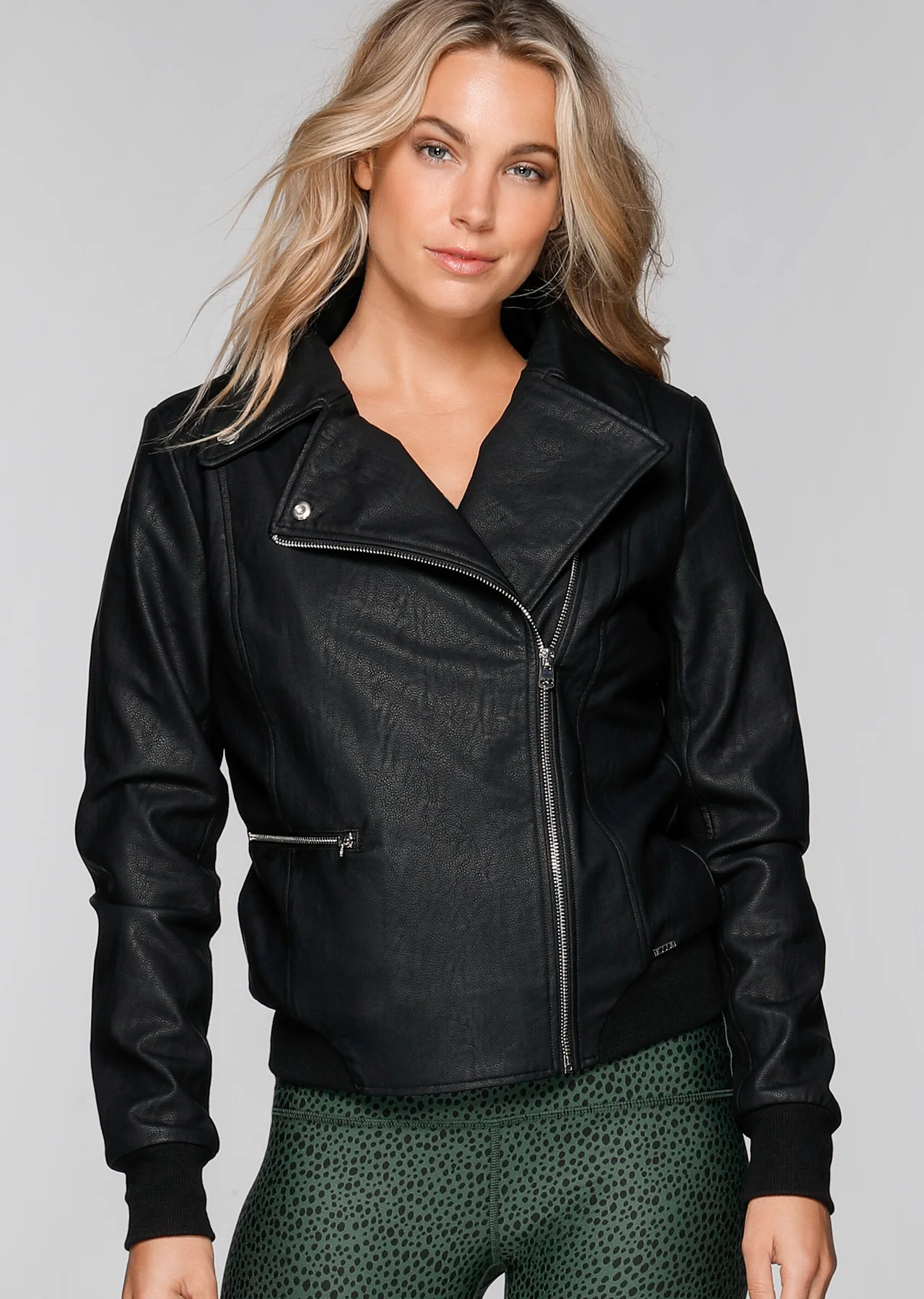 Vegan Leather Active Jacket