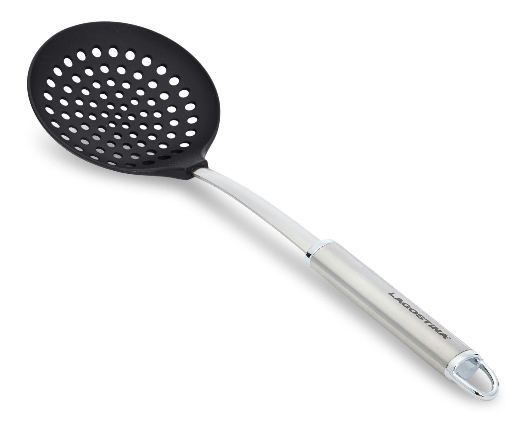 Lagostina Stainless Steel Skimmer with Nylon Head