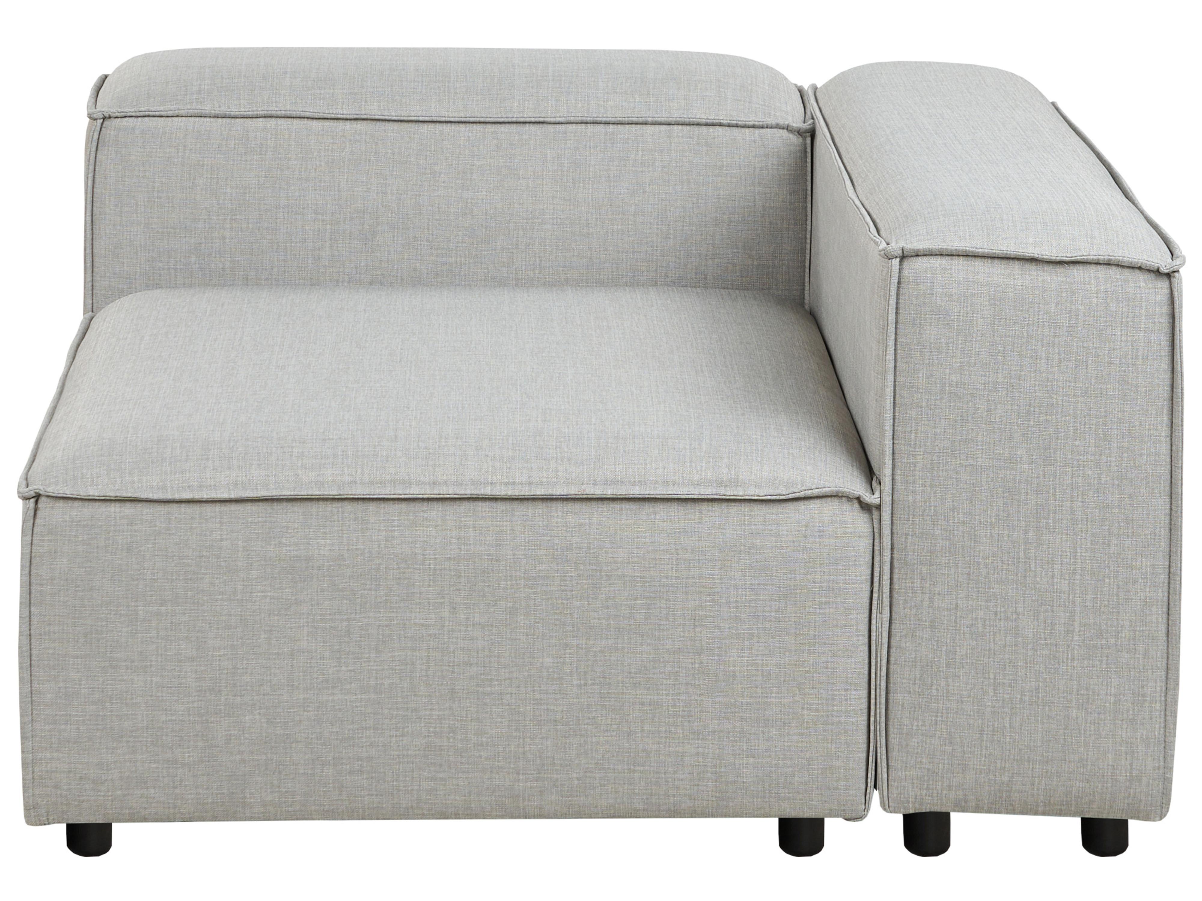 Corner Seat ARDAL Fabric Light Grey Left Hand