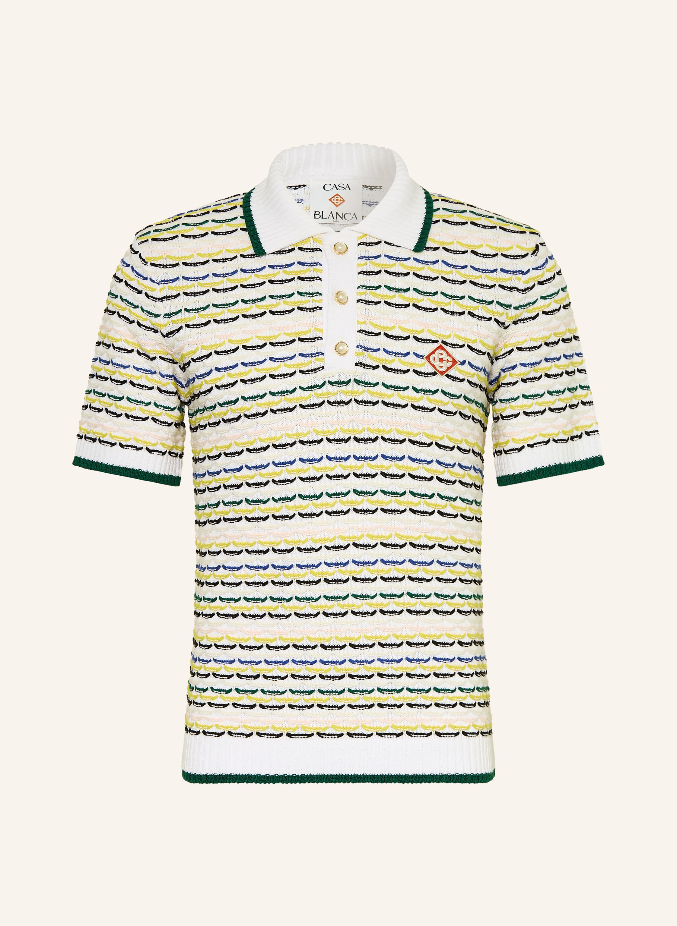 Casablanca Strick-Poloshirt