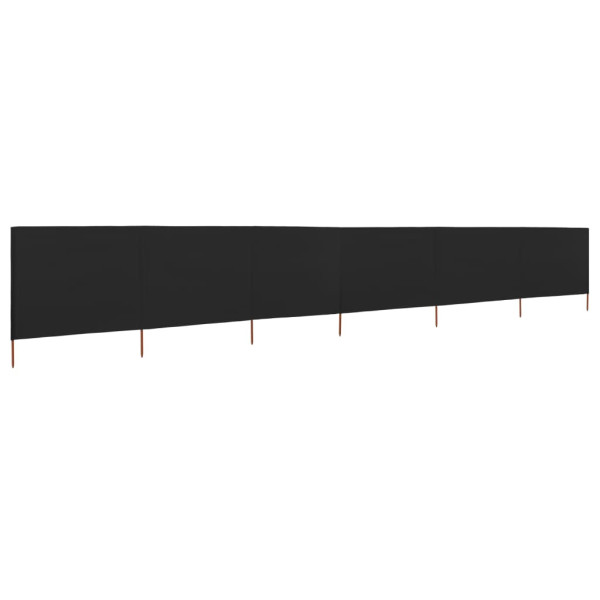 Osłona przeciwwiatrowa Czarny 800 x 80 cm vidaXL