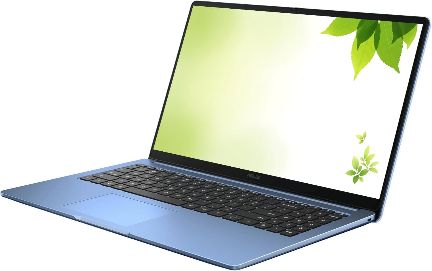 ASUS 2026 15 FHD IPS Chromebook, Intel Processor Up to 2.80GHz, 4GB DDR4, 128GB Storage, HDMI, Super-Fast WiFi, Chrome OS, Pastel Blue, Renewed