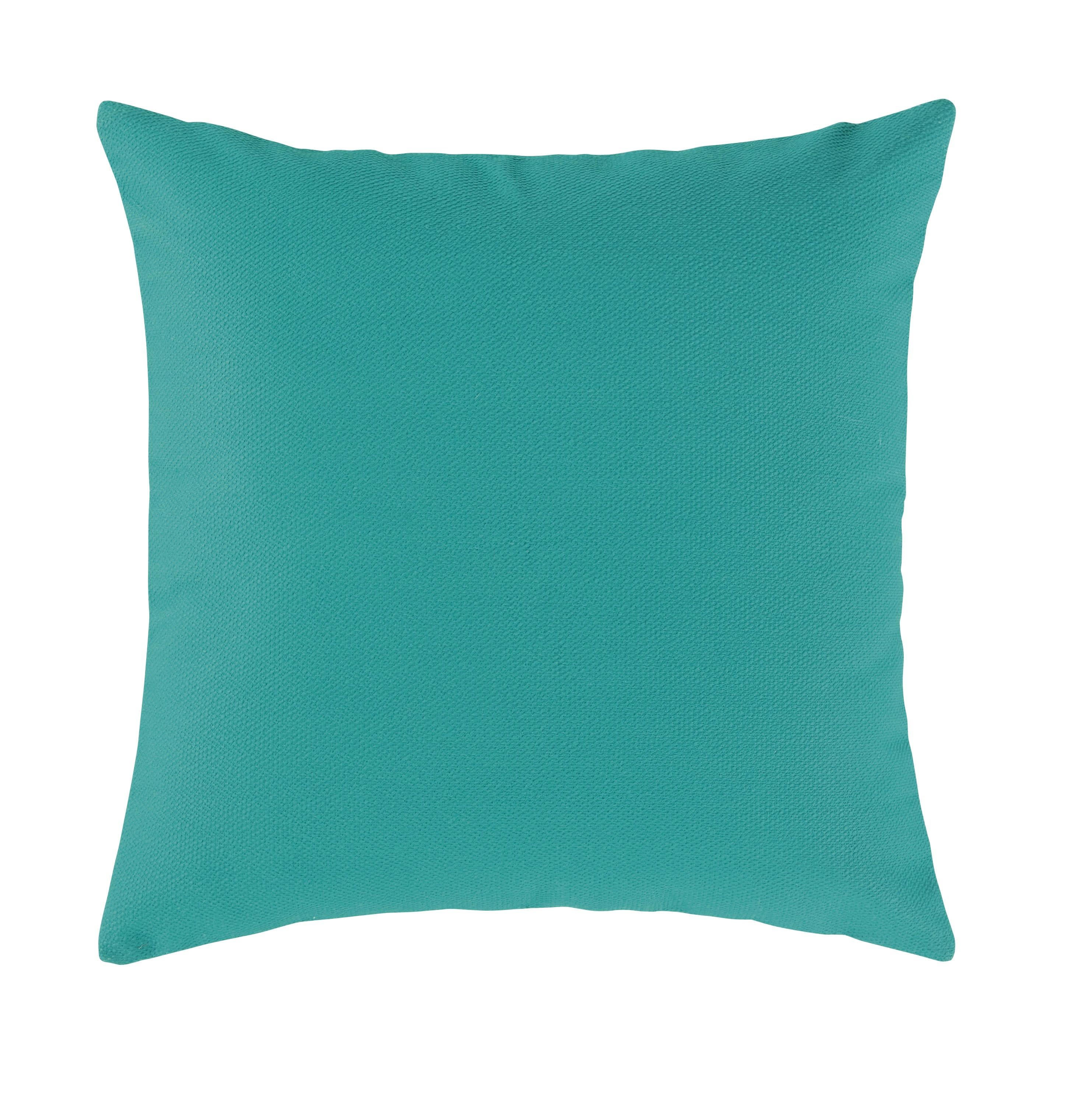 DAOUDA - Coussin d'extérieur imprimé motifs à rayures multicolores 43x43