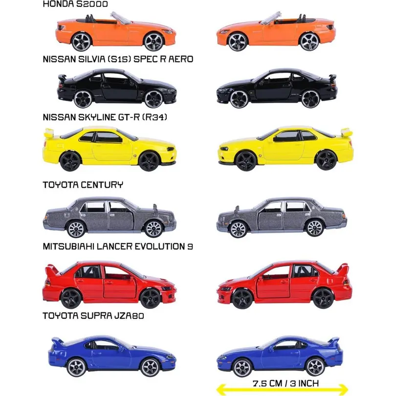 Spielset 7-teilig JDM Legends