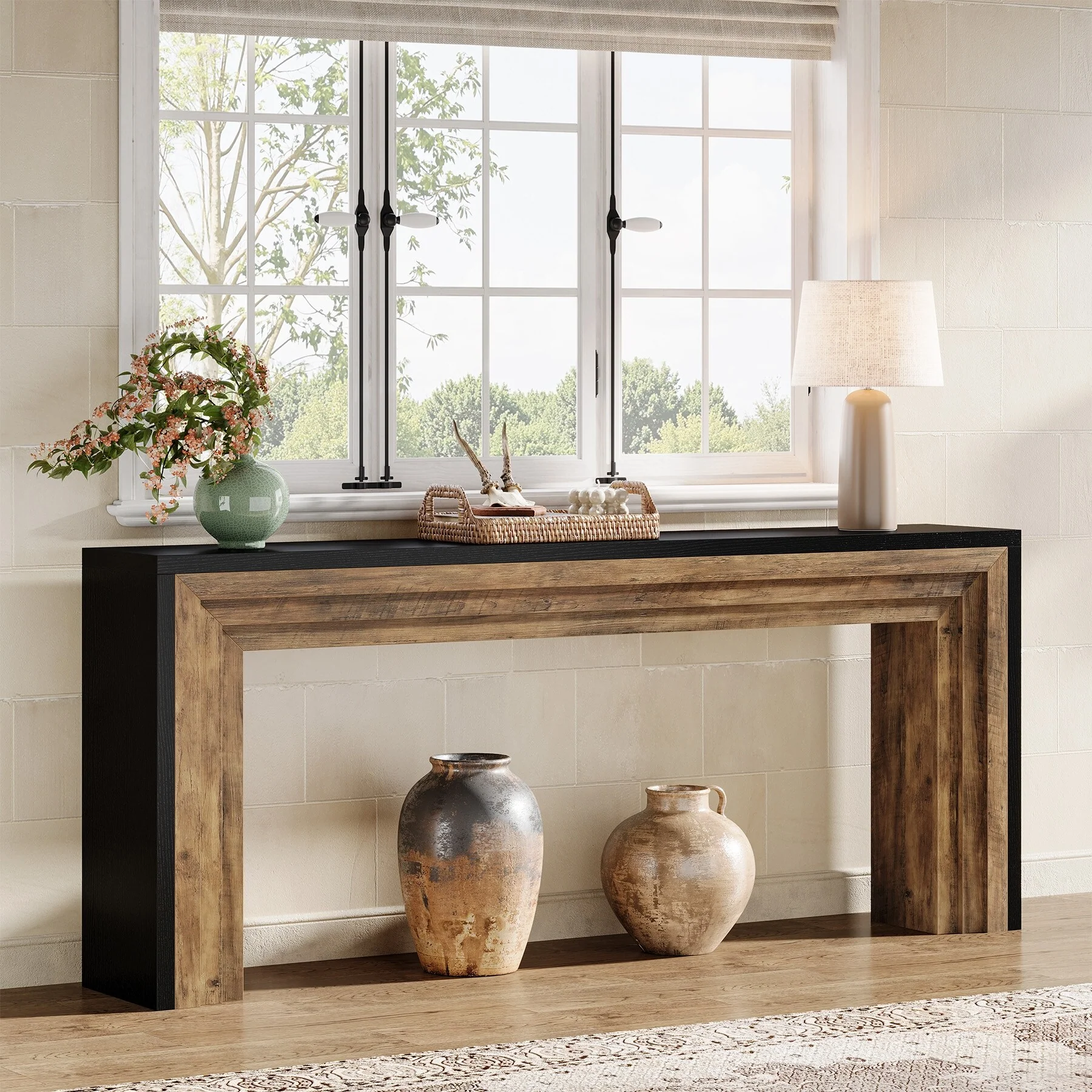 70.9 Inches Long Farmhouse Console Table for Entryway Hallway