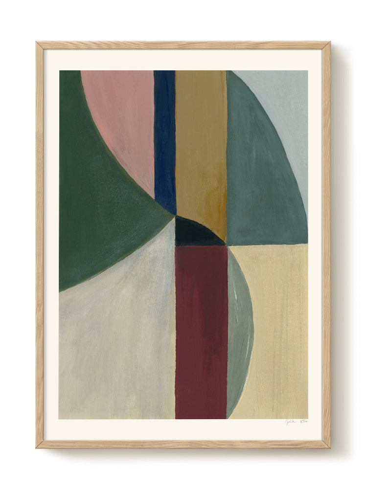 Julita Elbe - Colored shape - PSTR studio Kunst Poster