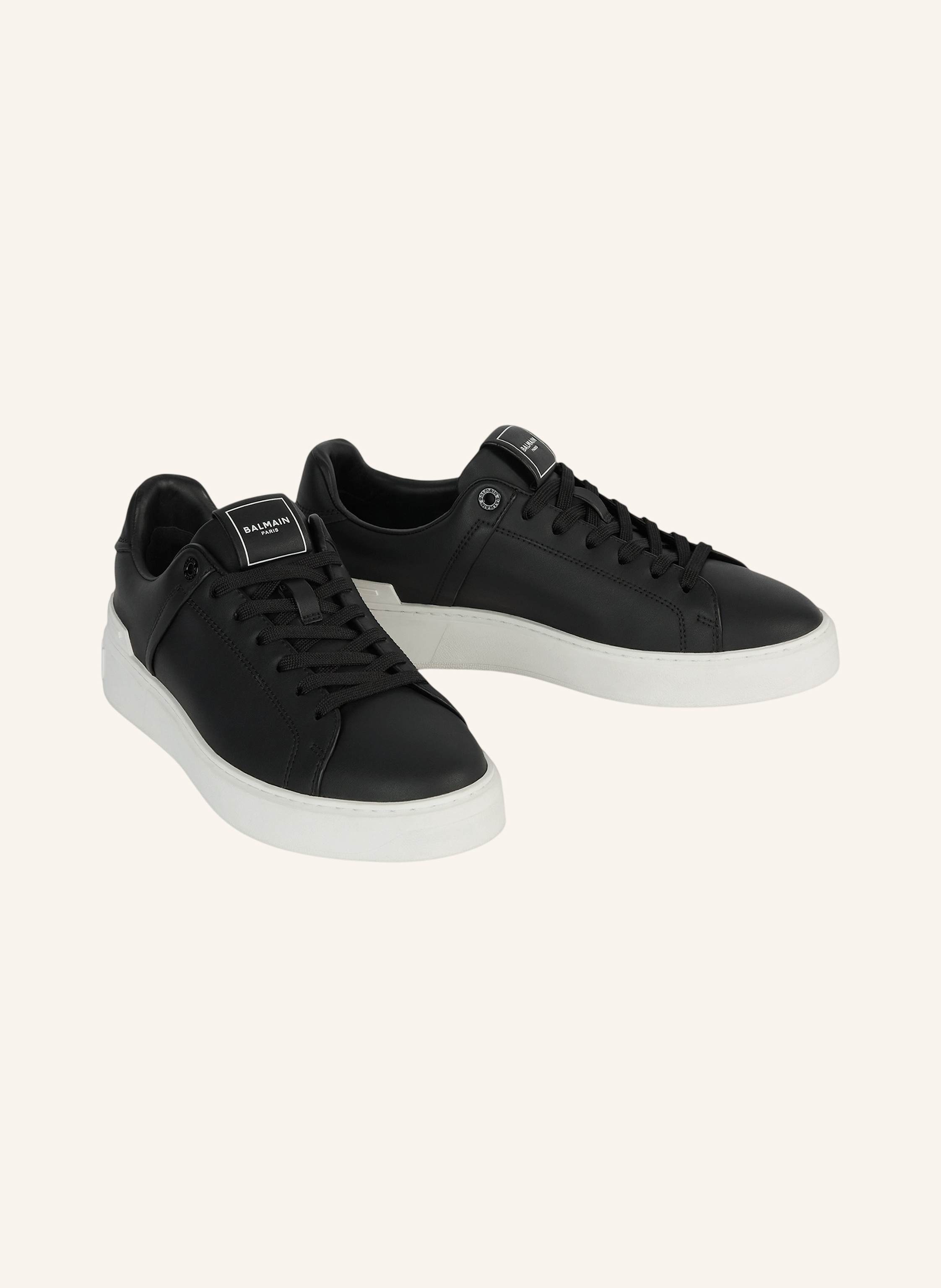 BALMAIN B-Court Sneakers aus Glattleder