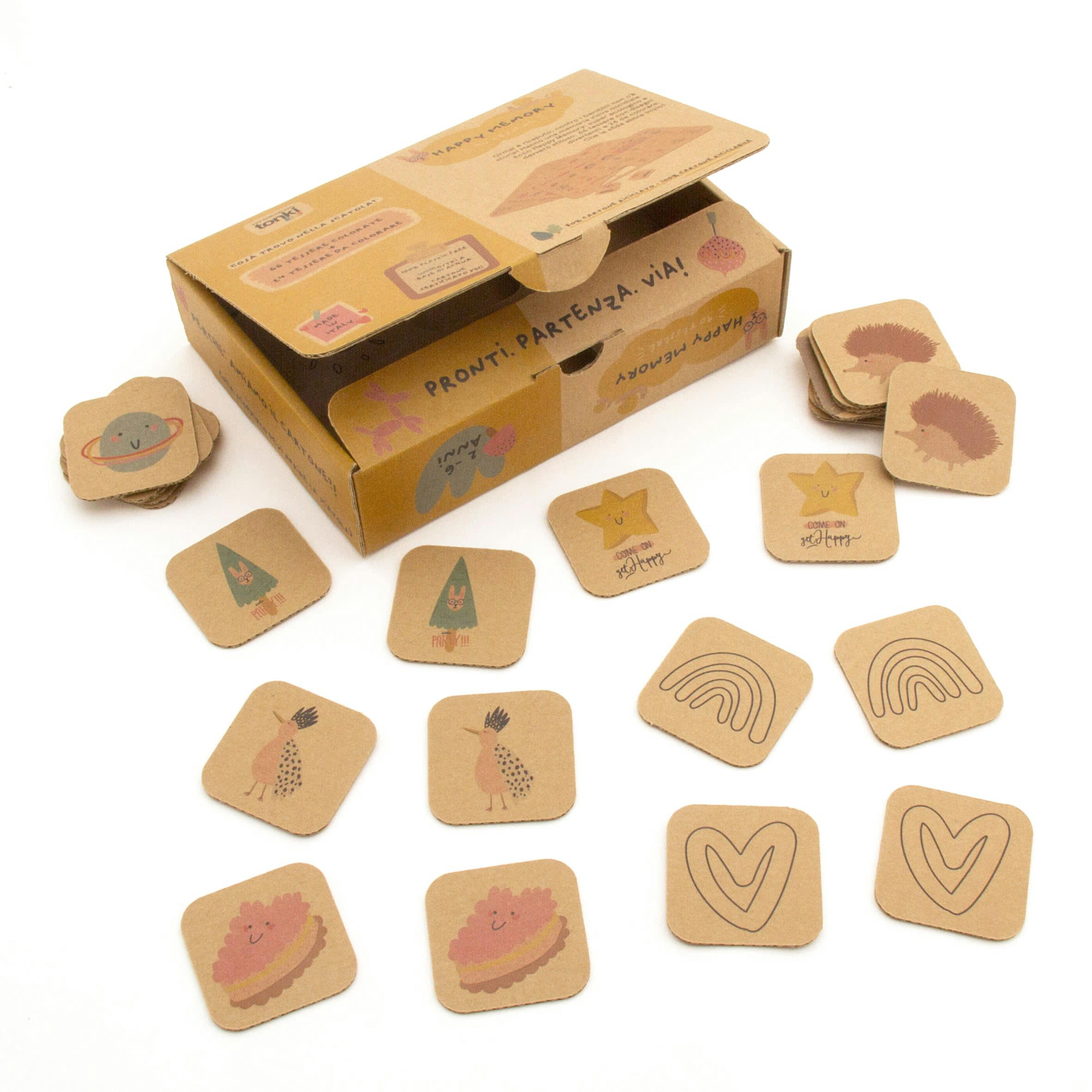 POCKET - Jeu enfant cartes mémoire en carton