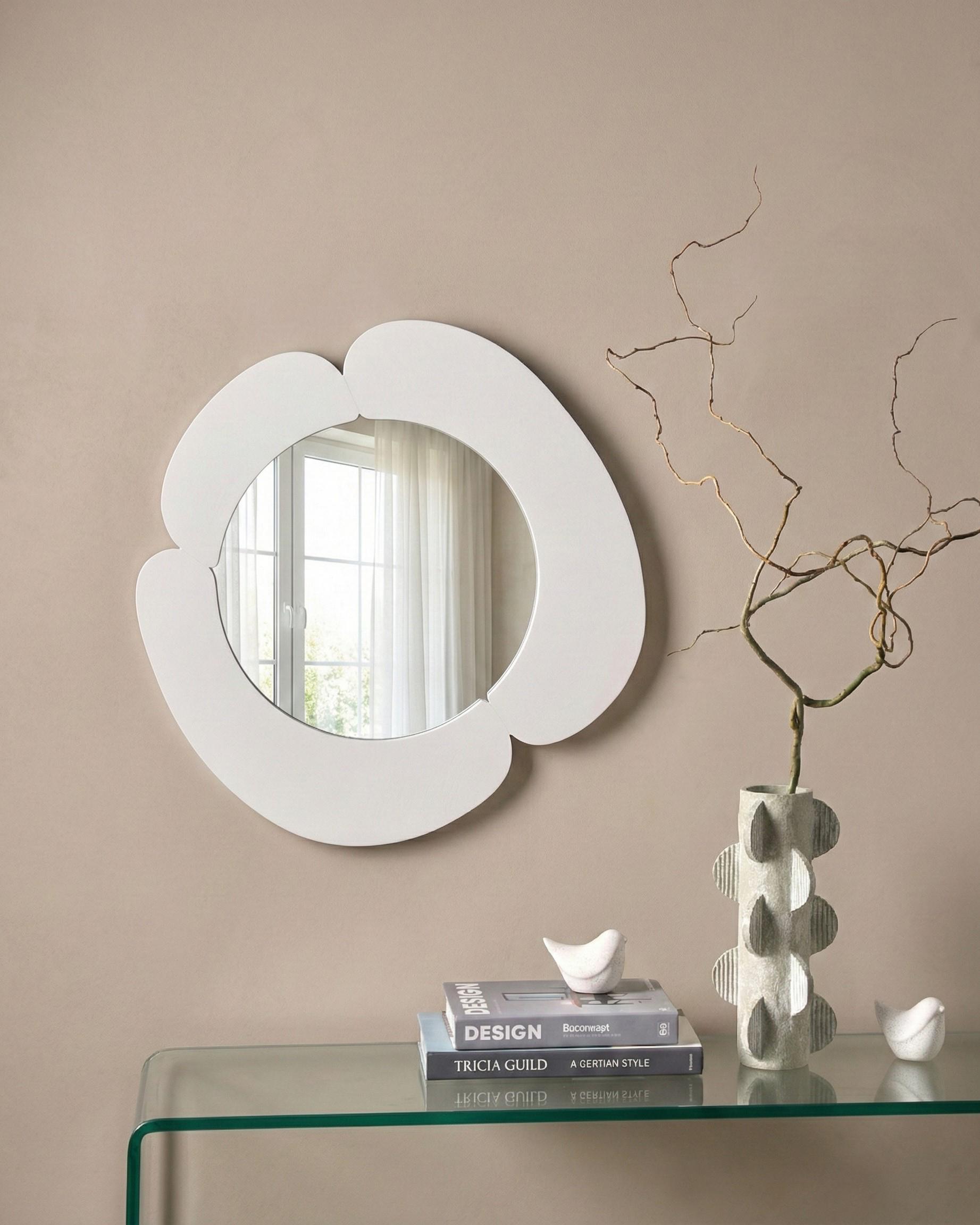 Wall Mirror ATIK 50 cm 50 cm White