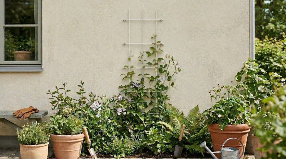 ESPALIÉR 150X45CM HVIT
