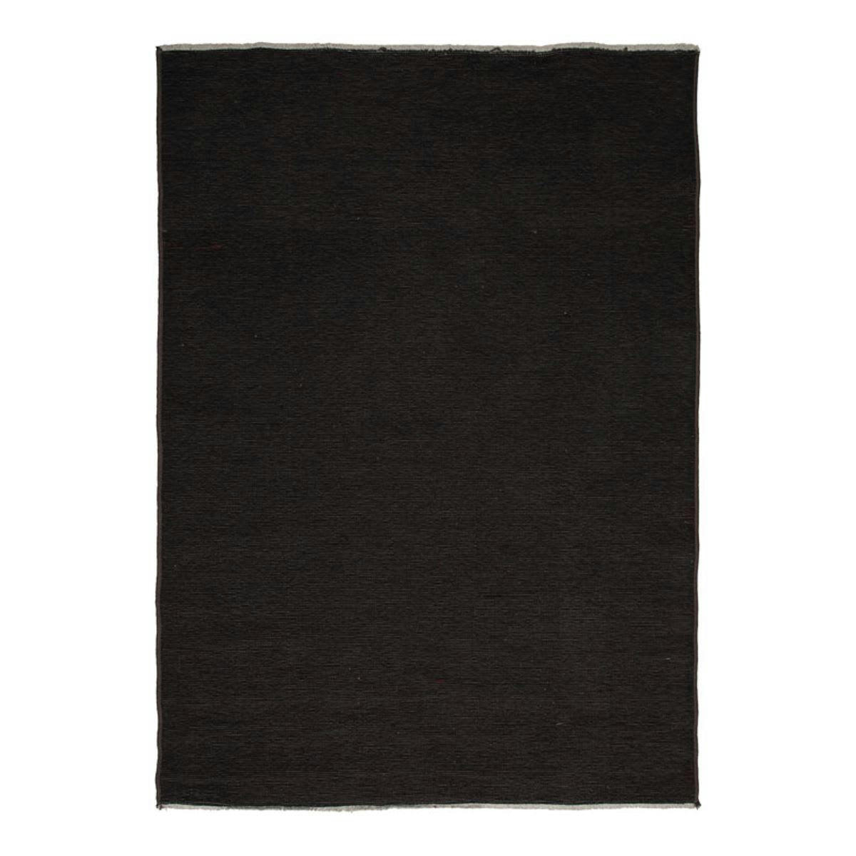 REVERSIBLE - Tapis réversible rouge/charbon 120x170