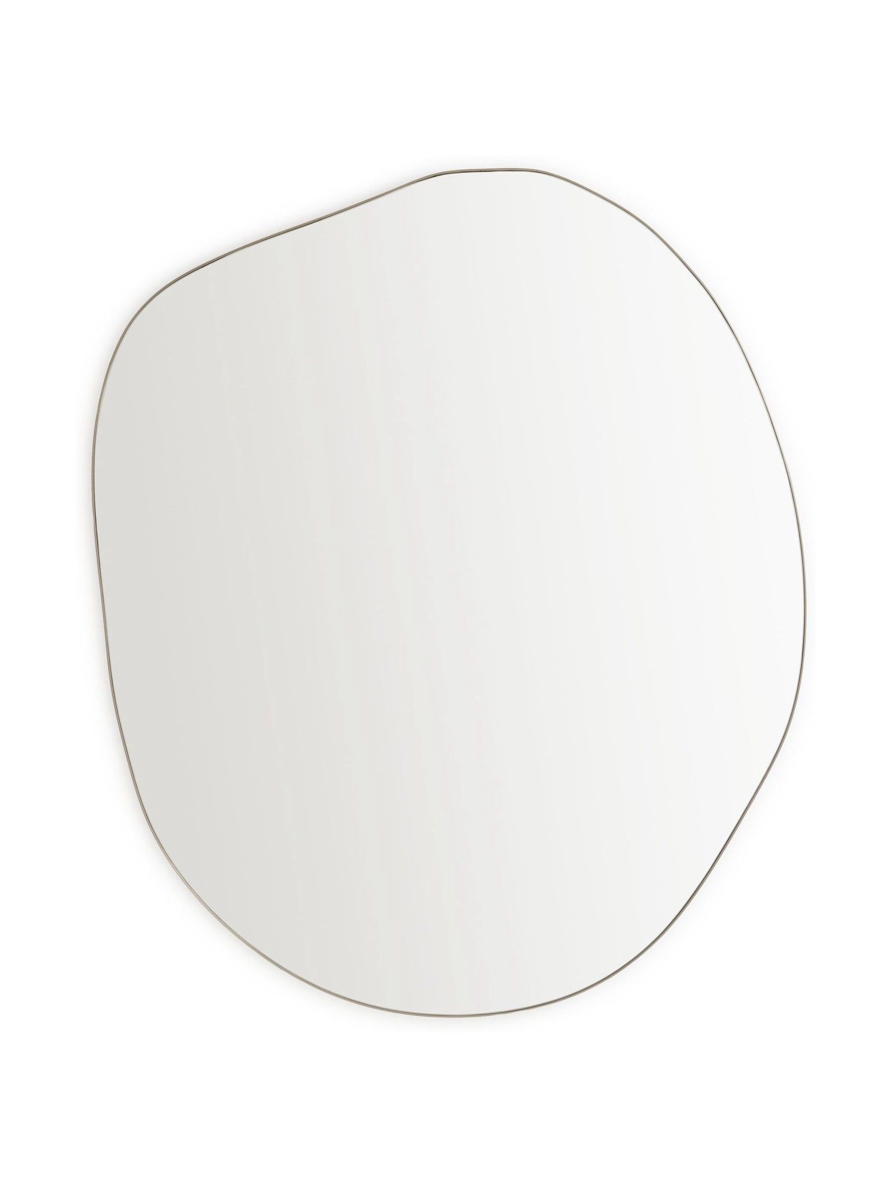 La Redoute Intérieurs Brass Ornica 120 x 100cm Shaped Mirror