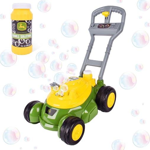 John Deere Bubble N Go Mower & Bubble Solution 118ml