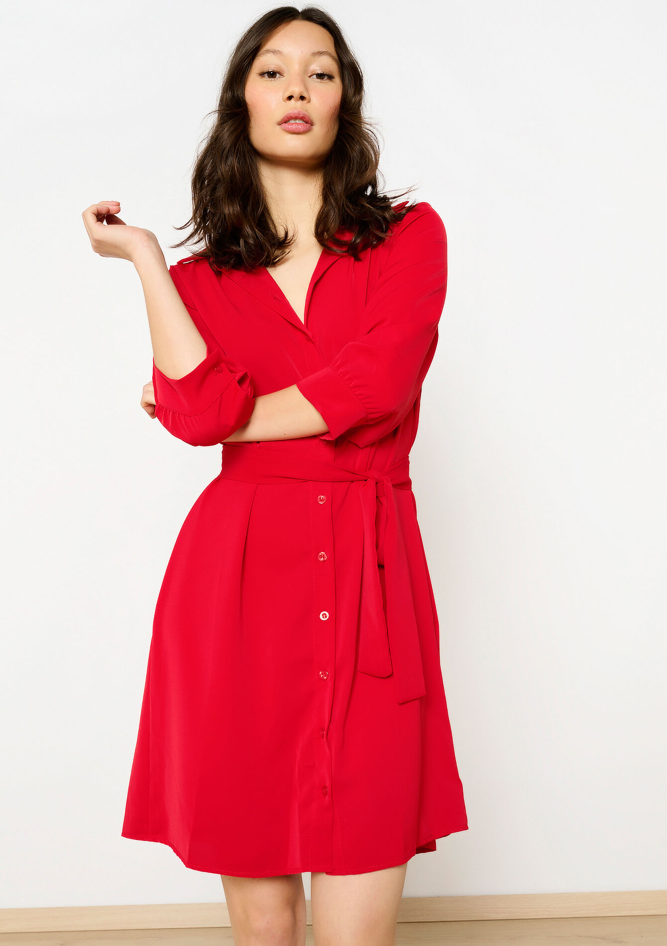 Hemdjurk met striklint