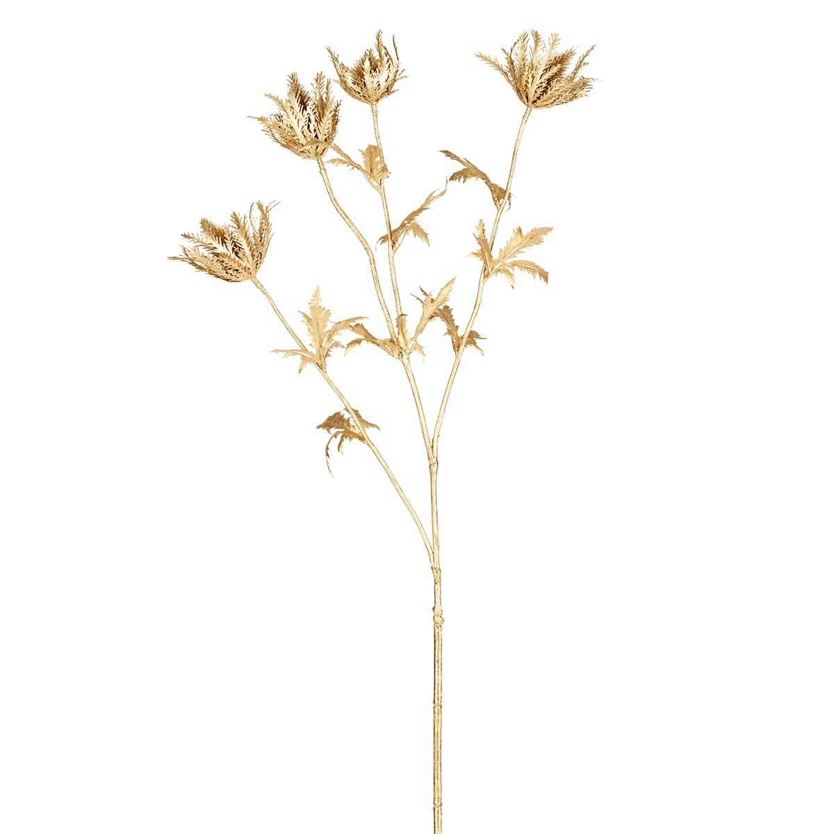 NOËL - Branche de chardon doré H76