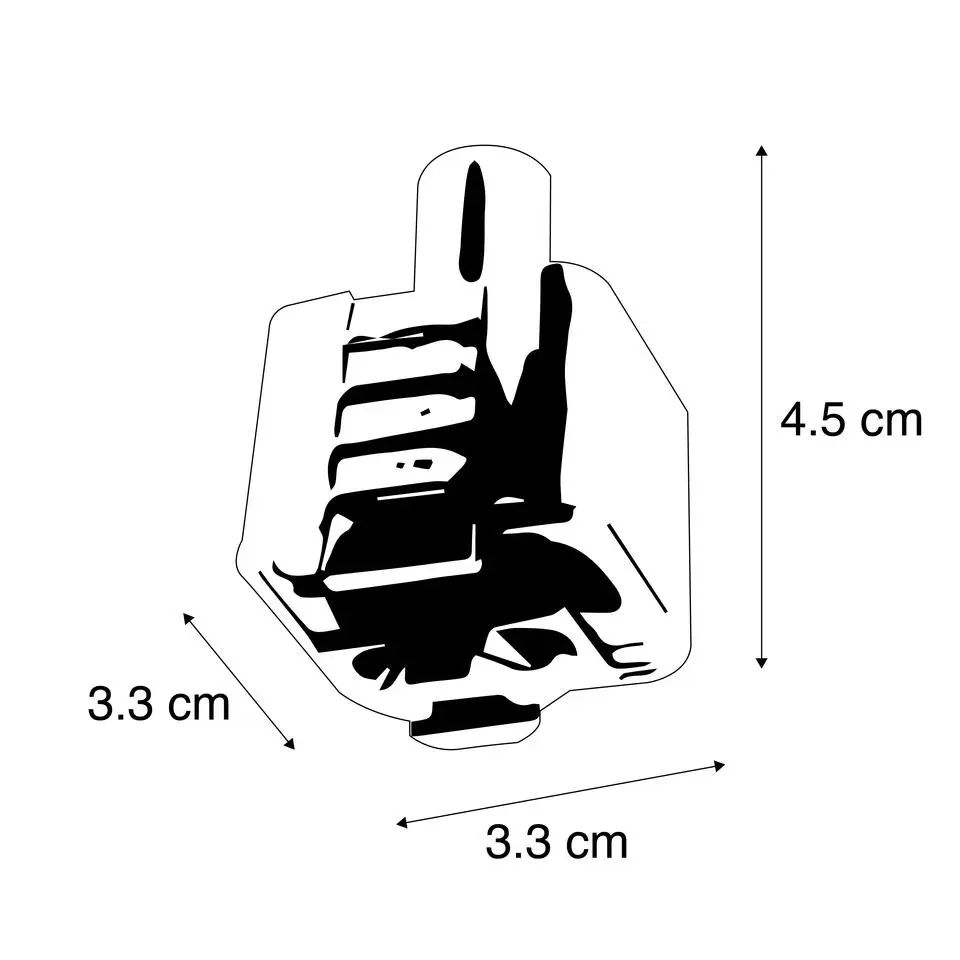 Qazqa railverlichting accessoire iconic rail zwart