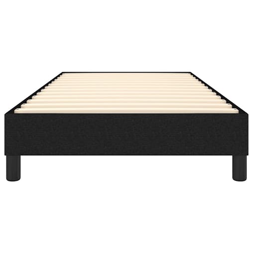 NNEVL Box Spring Bed Frame Black 100x200 cm Fabric