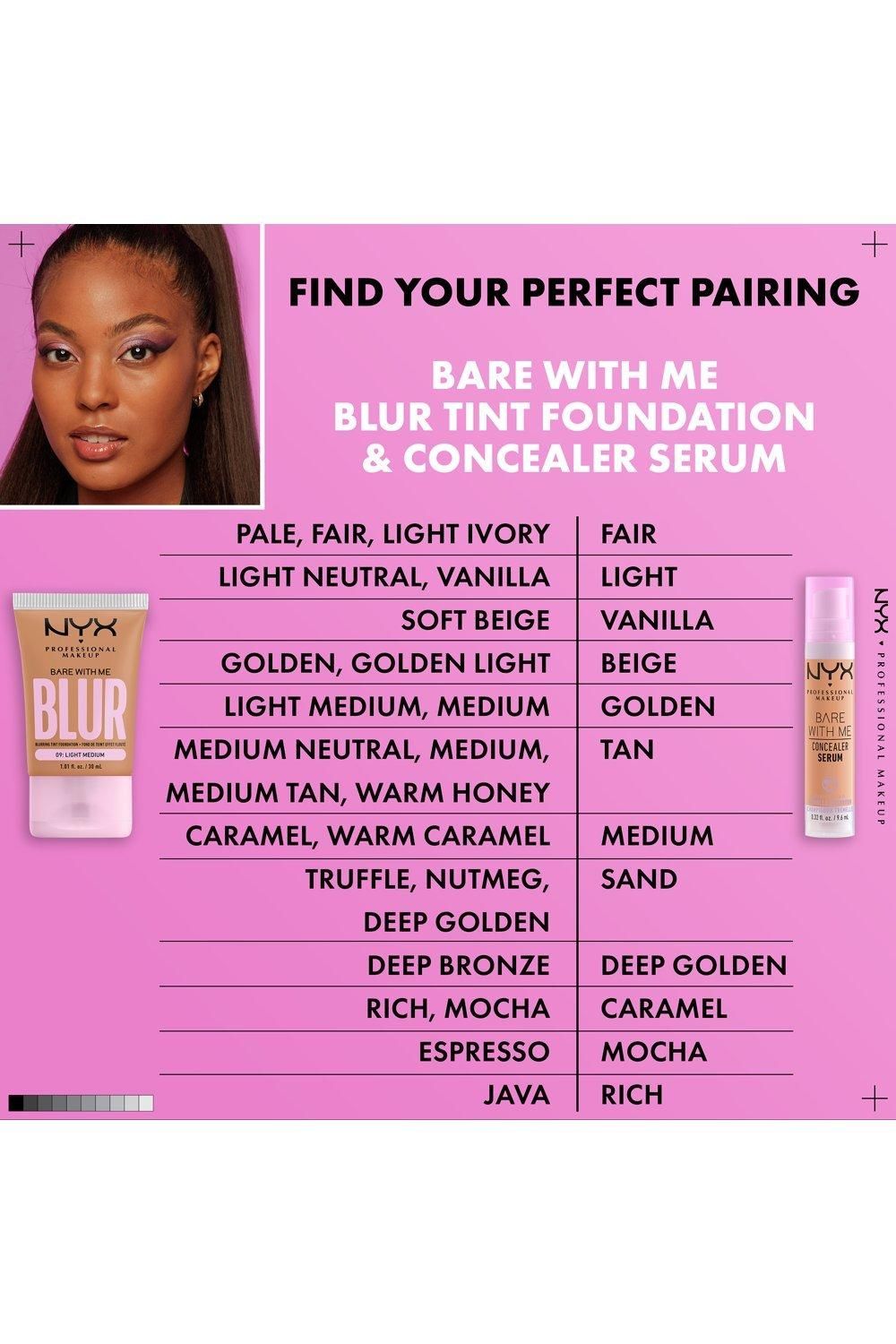 NYX Professional Makeup Bare With Me Blur Tint Foundation