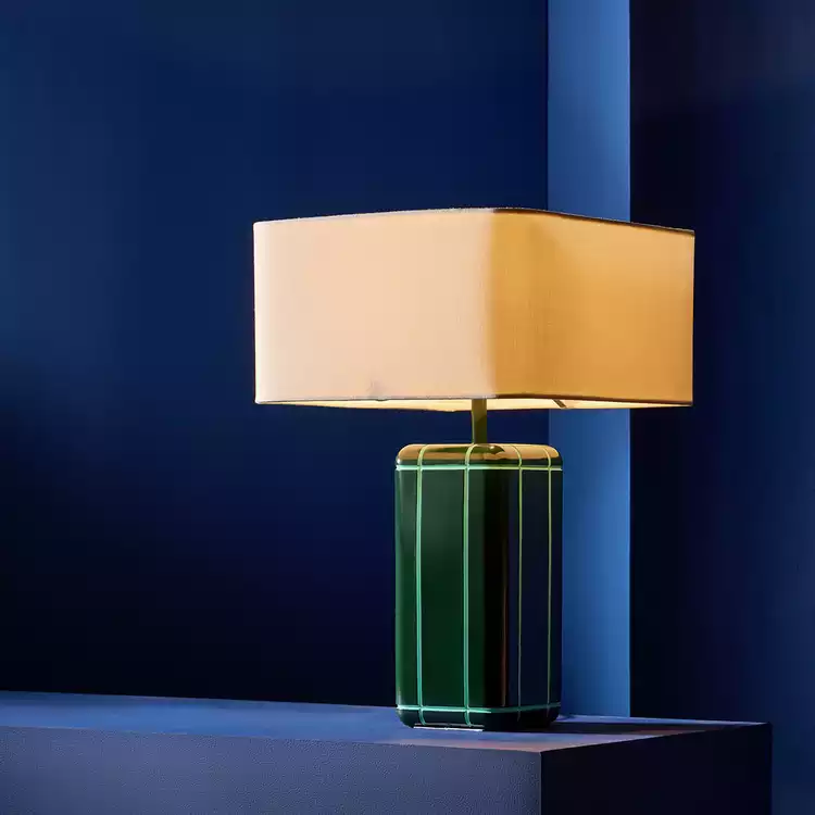 Habitat Metro Large Table Lamp - Dark Green