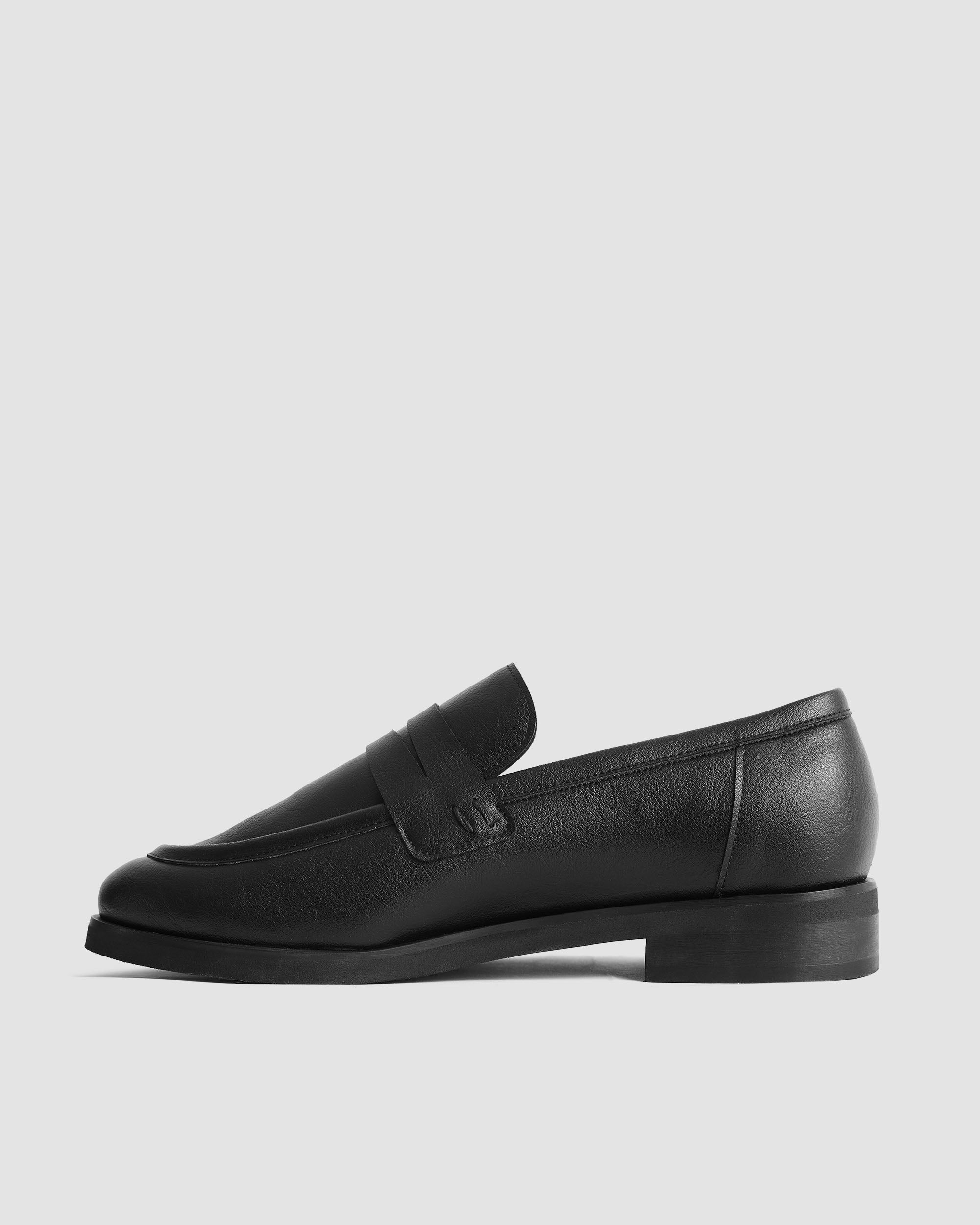 BOHEMA - Dakota Loafers Czarne, ze skóry roślinnej, polska rodzinna marka
