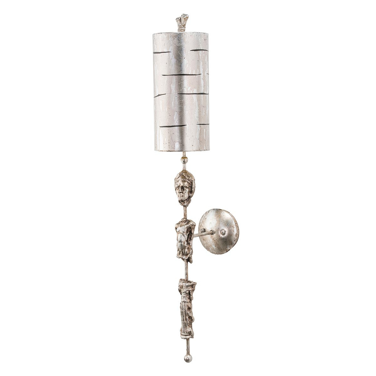 Kinkiet płatki srebra Fragment 1xE27x60W wym:95,1x14,7x24cm IP20 Flambeau