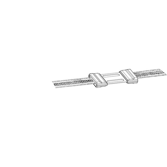 Bandverbinder, für Weidezaun, Kunststoff / Metall