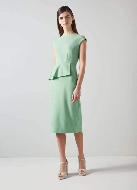 Mia Green Dress with LENZING? ECOVERO? viscose