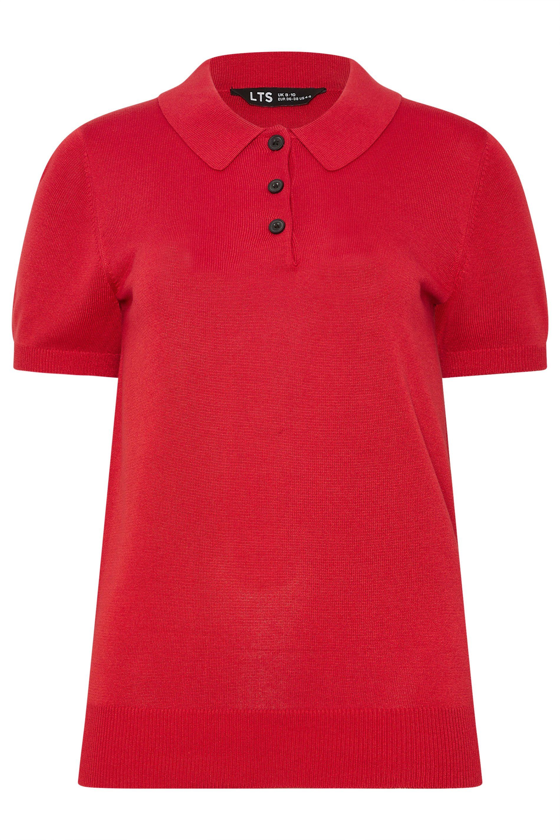 Long Tall Sally Tall Knitted Polo Top