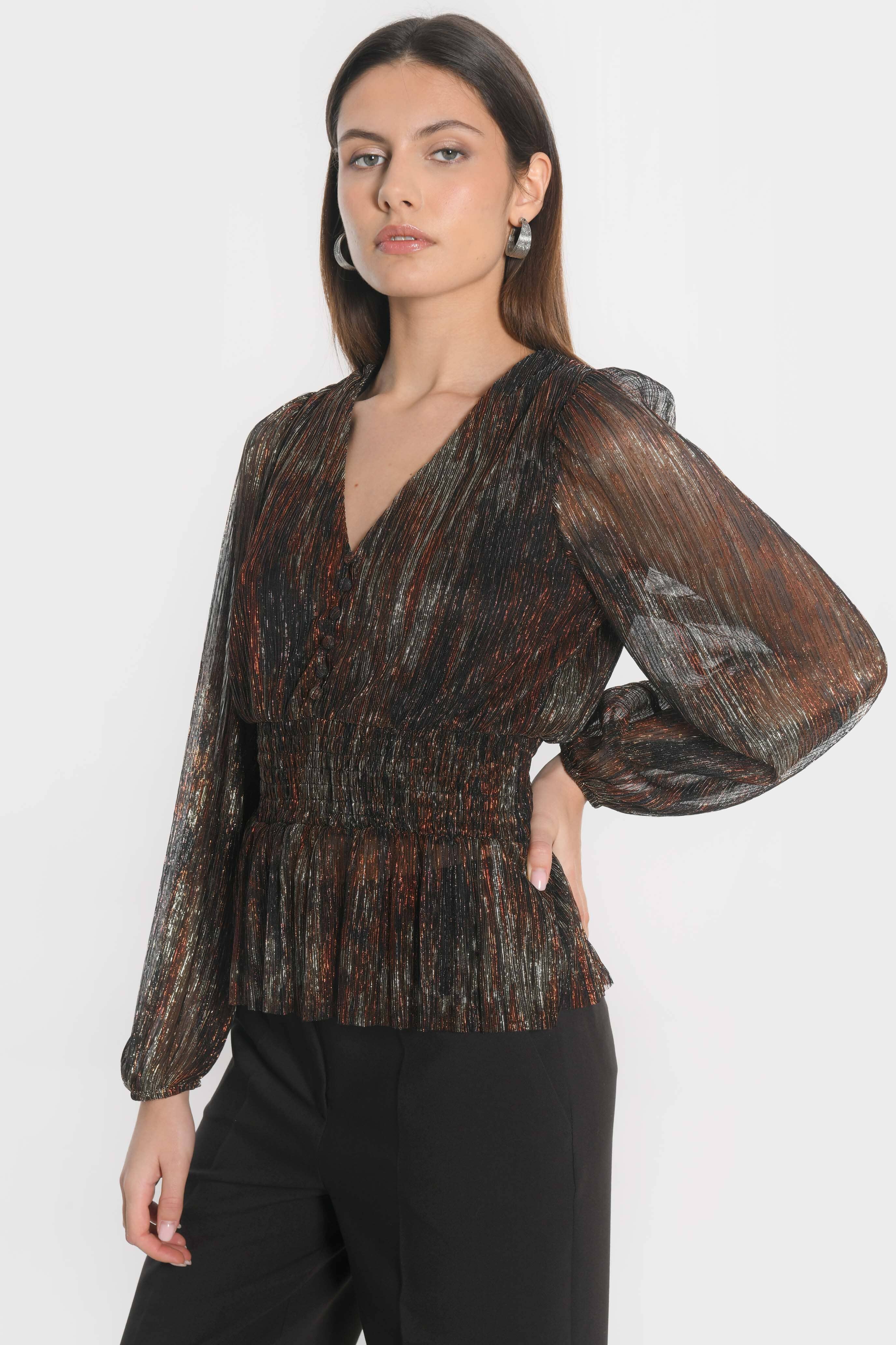 TOP - JANET - MULTI GOLD