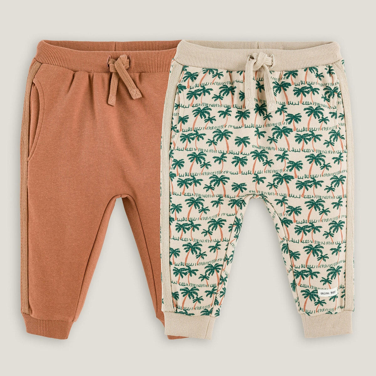 Lot de 2 jogpants en molleton