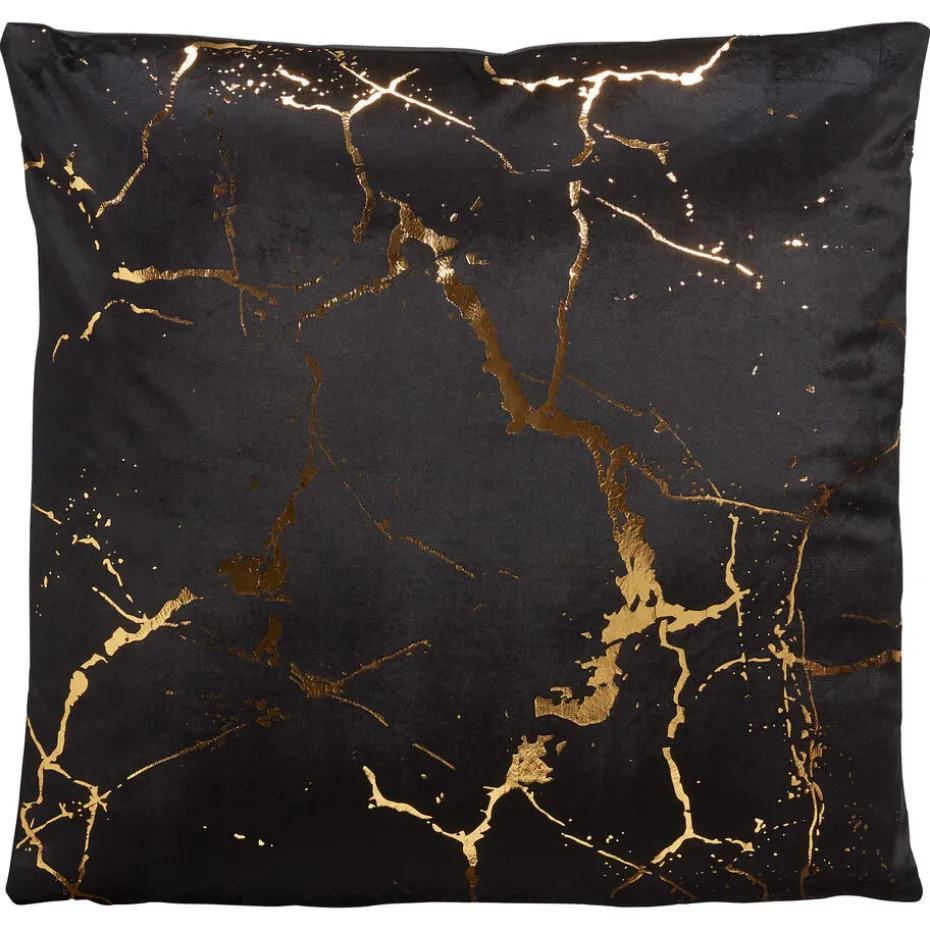 Kwantum Sierkussens | Kussen Marmer Zwart 45×45 Cm