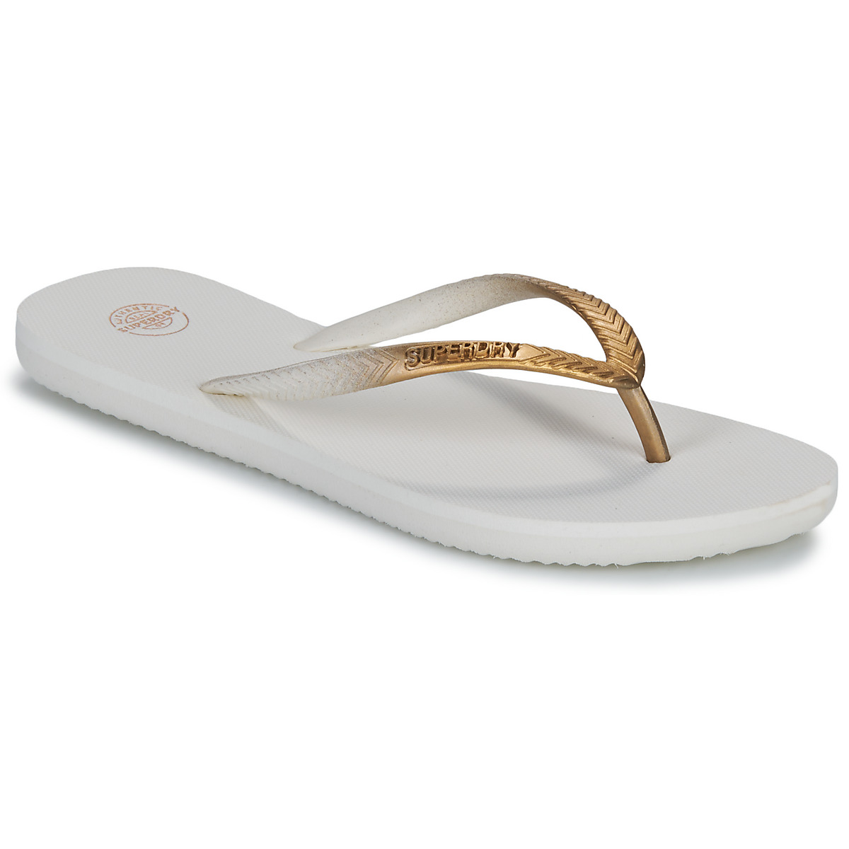 Superdry - TONG METALLISEES CORE - White
