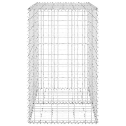 NNEVL Gabion Wall with Covers Galvanised Steel 100x60x100 cm