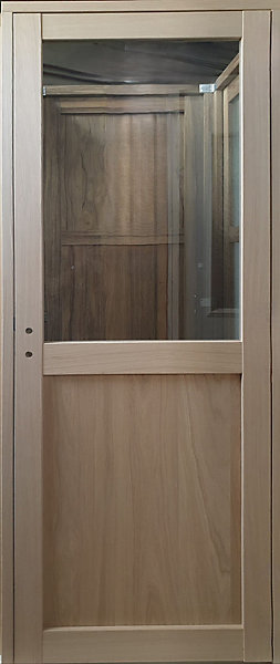 Bloc Porte Atelier Placage Chene H204 X L73 Cm Côte Tableau P.droite Gd Menuiseries