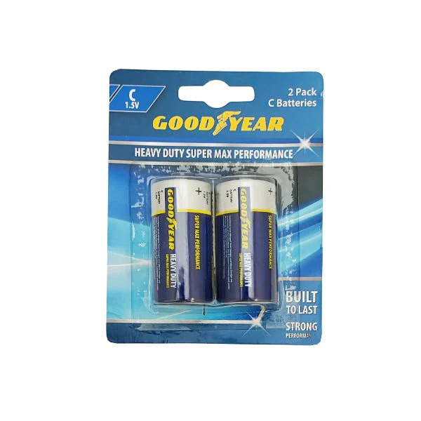 Good Year Heavy Duty Battery C 2 Pack
