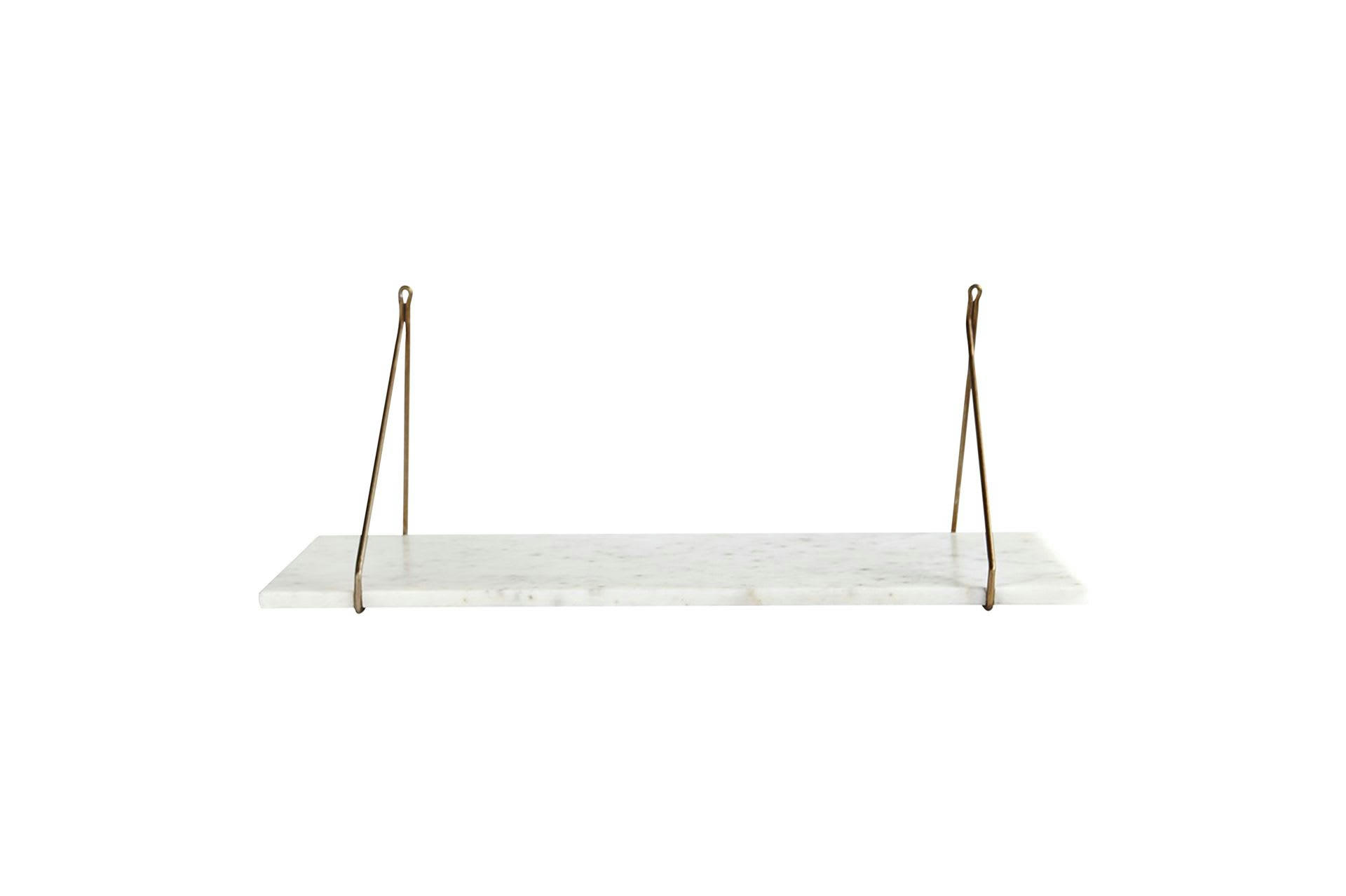 CLEAR - Étagère murale en marbre blanc