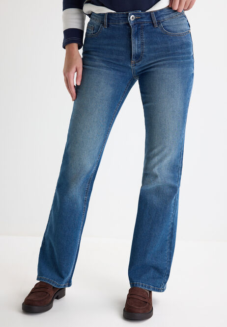 Womens Blue Alexa Bootcut Jeans