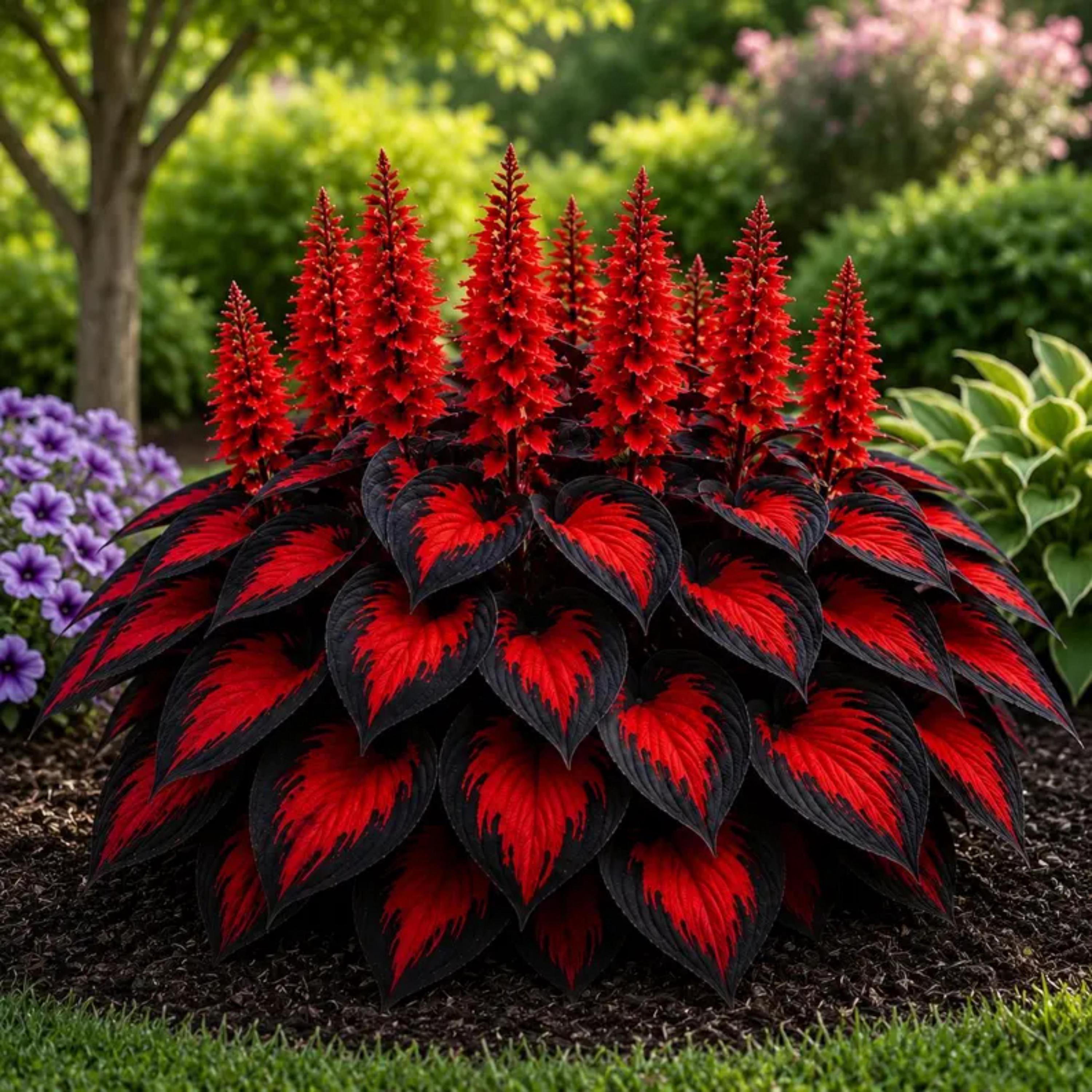 200+ Hosta Seeds Heart Shaped Leaves Low Maintenance Shade Garden Plants