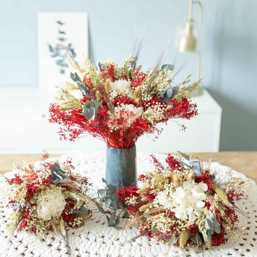 - Bouquet de fleurs séchées Jeanne Taille S