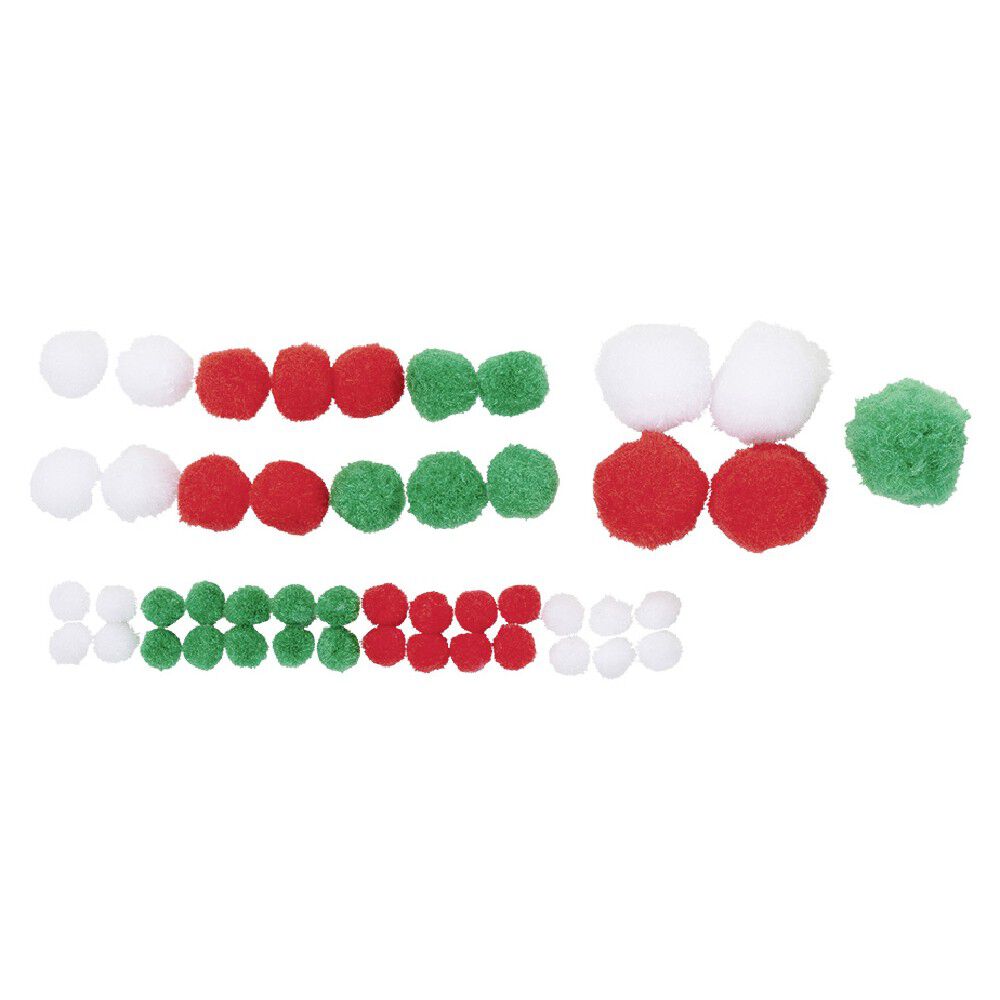 Pompon décoratif x 50