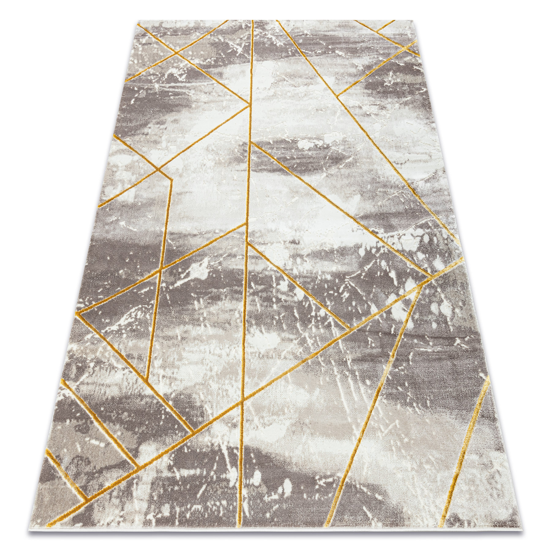 Dywan CORE 1818 Geometryczny - Strukturalny, dwa poziomy runa, 80x150 cm